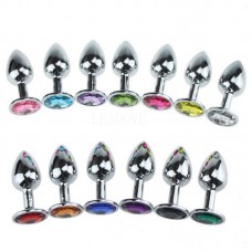 Stainless Crystal Butt Anal Plug  Jewelry Small  Butt Plug 